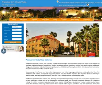 Palomarinnchulavista.com(Hotel in Chula Vista California) Screenshot