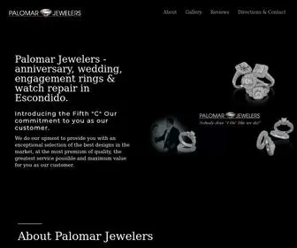 Palomarjewelers.com(Palomar Jewelers Escondido) Screenshot