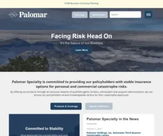 Palomarspecialty.com(Palomar) Screenshot