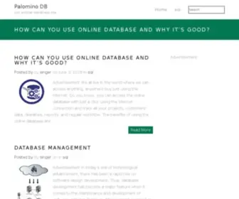 Palominodb.com(Palomino db) Screenshot