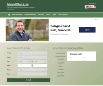 Palominorvsource.com(New & Used Palominos for Sale) Screenshot