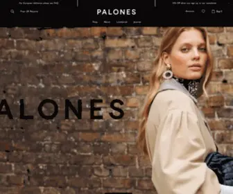 Palonesofficial.com(London contemporary design) Screenshot