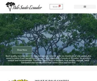 Palosantoecuador.com(PALO SANTO HOLY WOOD (BURSERA GRAVEOLENS)) Screenshot