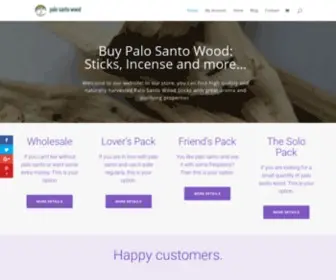 Palosantowood.com(Buy Palo Santo Wood Online) Screenshot