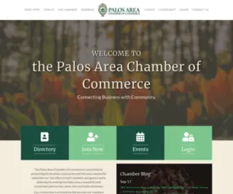 Palosareachamber.org(Palos Area Chamber of Commerce) Screenshot