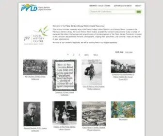 Palosverdeshistory.org(PVLD Home) Screenshot