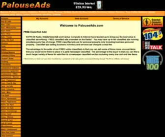 Palouseads.com(Classifieds) Screenshot