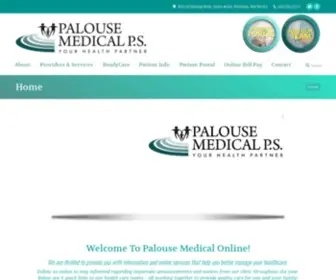 Palousemedical.com(Your Health Care Partner) Screenshot