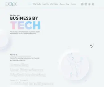 Palpx.com(Ui UX & AI Design Studio Company in Bangalore India) Screenshot