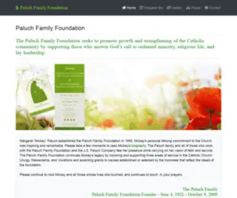 Paluchfoundation.com(Paluch Family Foundation) Screenshot
