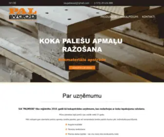 Palwood.lv(Koka palešu ražošana) Screenshot