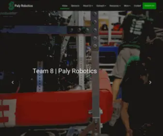 Palyrobotics.com(Paly Robotics) Screenshot