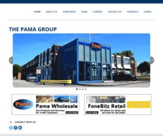 Pama.co.uk(The Pama Group) Screenshot