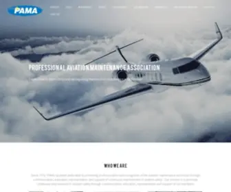 Pama.org(Professional Aviation Maintenance Association) Screenshot