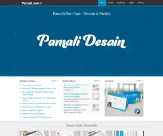 Pamali.com(Blogger) Screenshot