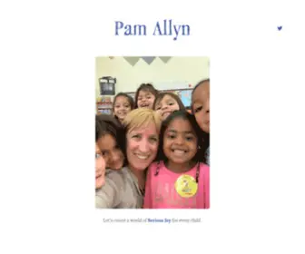 Pamallyn.com(Pam Allyn) Screenshot