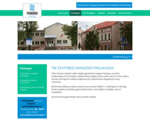 Pamariostatyba.lt(Pamario statyba) Screenshot