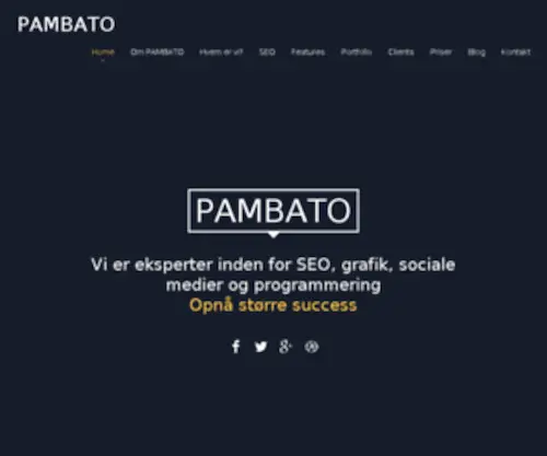 Pambato.dk(WEB SOLUTIONS) Screenshot