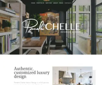 Pamelachelle.com(Pamela Chelle Interior Design) Screenshot