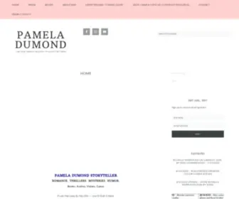 Pameladumond.com(Pamela DuMond) Screenshot