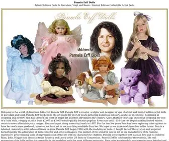 Pamelaerffdolls.com(Pamela Erff American Doll Artist) Screenshot