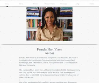 Pamelahartvines.com(Pamela Hart Vines) Screenshot