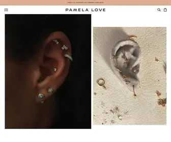 Pamelalove.com(Shop the Official Pamela Love Website) Screenshot