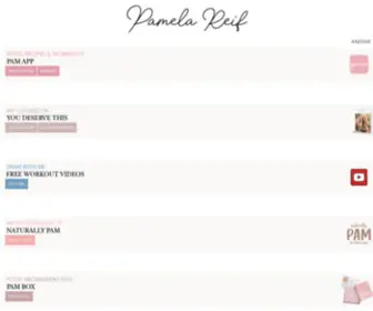 Pamelareif.com(PAMELA REIF) Screenshot