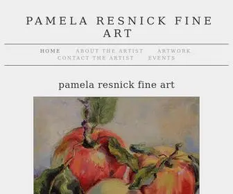 Pamelaresnickfineart.com(Pamela Resnick Fine Art) Screenshot