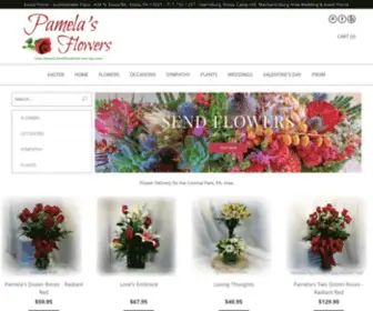 Pamelasflowers.com(Flowers) Screenshot