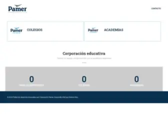 Pamer.edu.pe(Corporación Educativa Pamer) Screenshot