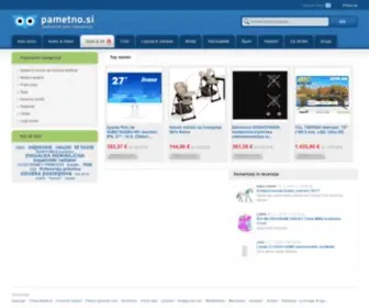 Pametno.si(Prikaz ponudbe računalniške opreme in uporabniške elektronike na slovenskem trgu) Screenshot