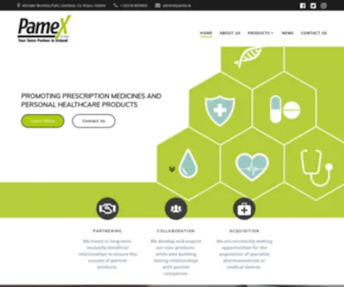 Pamex.com(Pamex Ltd) Screenshot