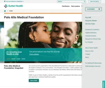 Pamfonline.com(Palo Alto Medical Foundation) Screenshot