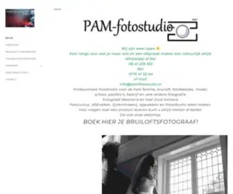 Pamfotostudio.nl(Fotoshoots, pasfoto's, afdrukken, lijstenmakerij, bedrijfsfotografie etc) Screenshot