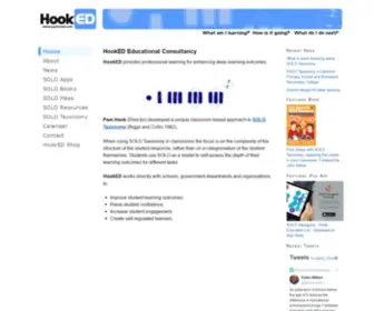 Pamhook.com(HookED SOLO Taxonomy in teaching and learning) Screenshot