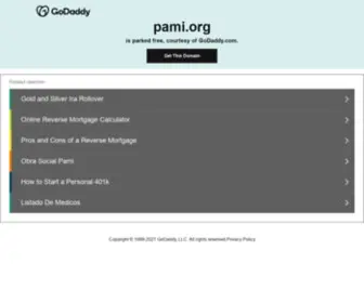 Pami.org(Pami) Screenshot