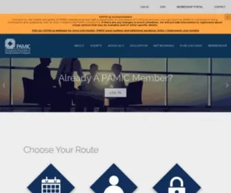 Pamic.org(Pennsylvania Association of Mutual Insurance Companies) Screenshot