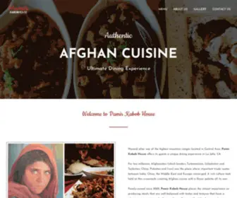 Pamirkabobhouse.com(Authentic Afghan Cuisine) Screenshot