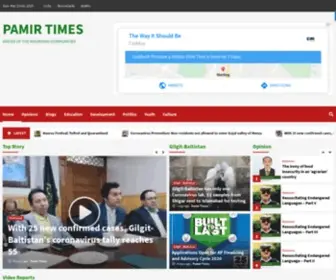 Pamirtimes.net(PAMIR TIMES) Screenshot