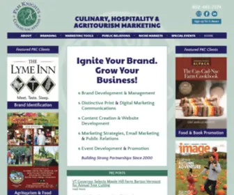 Pamknights.com(Hospitality, Agritourism & Small Business Marketing) Screenshot