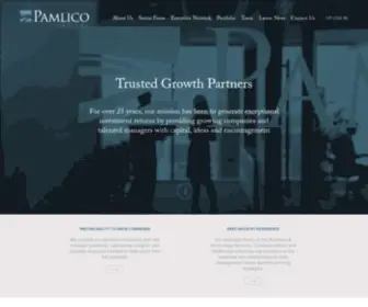 Pamlicocapital.com(Pamlico Capital) Screenshot