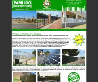 Pamlicofence.com(Pamlico Fence Company) Screenshot