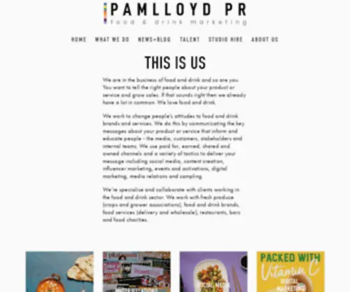 Pamlloyd.com(Pam Lloyd PR) Screenshot