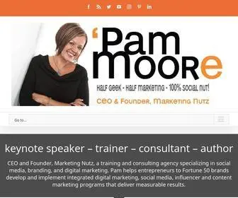 Pammarketingnut.com(Social Media Digital Content Marketing Branding Motivational Speaker) Screenshot