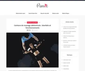 Pamoc.be(Un blog de mode éthique) Screenshot