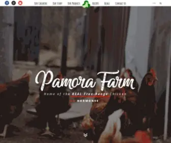 Pamorafarm.com(Home of Real Free Range Chicken) Screenshot