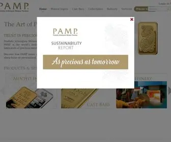 Pamp.com(Homepage) Screenshot