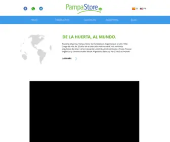 Pampastore.com(Organic Fruits and Vegetables Supplier & Distributor Argentina) Screenshot