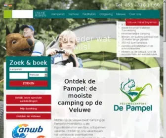 Pampel.nl(Ontdek camping De Pampel) Screenshot
